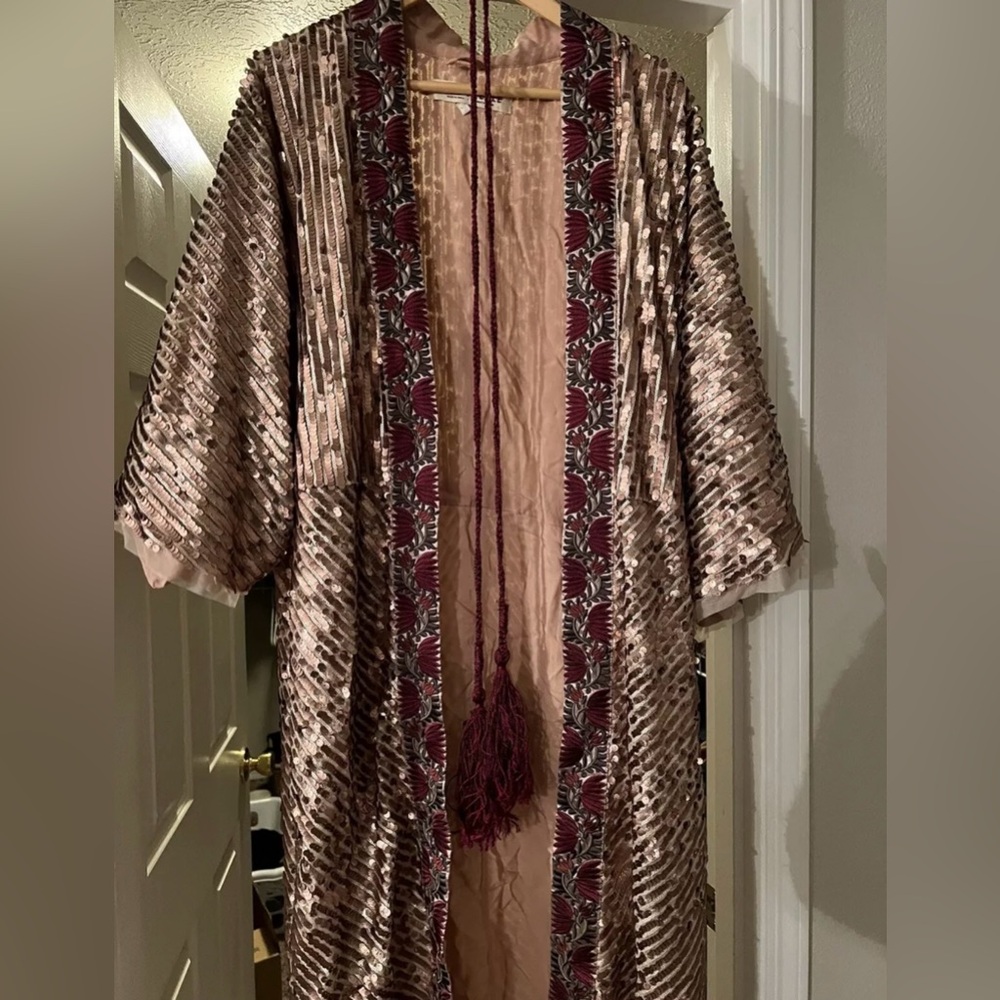Free People Light Is Coming Duster- like new condition